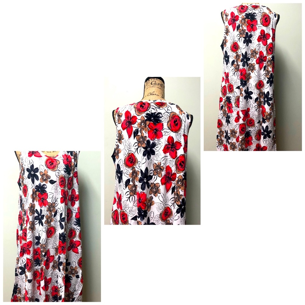 NWT FLORAL DRESS-2XL